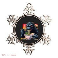 Funny Kaiju Eating Ramen Japanese Monster Lover Birthday Ornament thumb 0