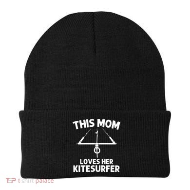 Funny Kitesurfing For Mom Mother Kiteboarding Kite Surfing Gift Beanie