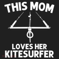 Funny Kitesurfing For Mom Mother Kiteboarding Kite Surfing Gift Beanie thumb 2