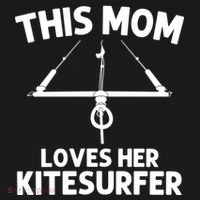 Funny Kitesurfing For Mom Mother Kiteboarding Kite Surfing Gift Pajama Set thumb 2