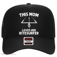 Funny Kitesurfing For Mom Mother Kiteboarding Kite Surfing Gift Hat thumb 0