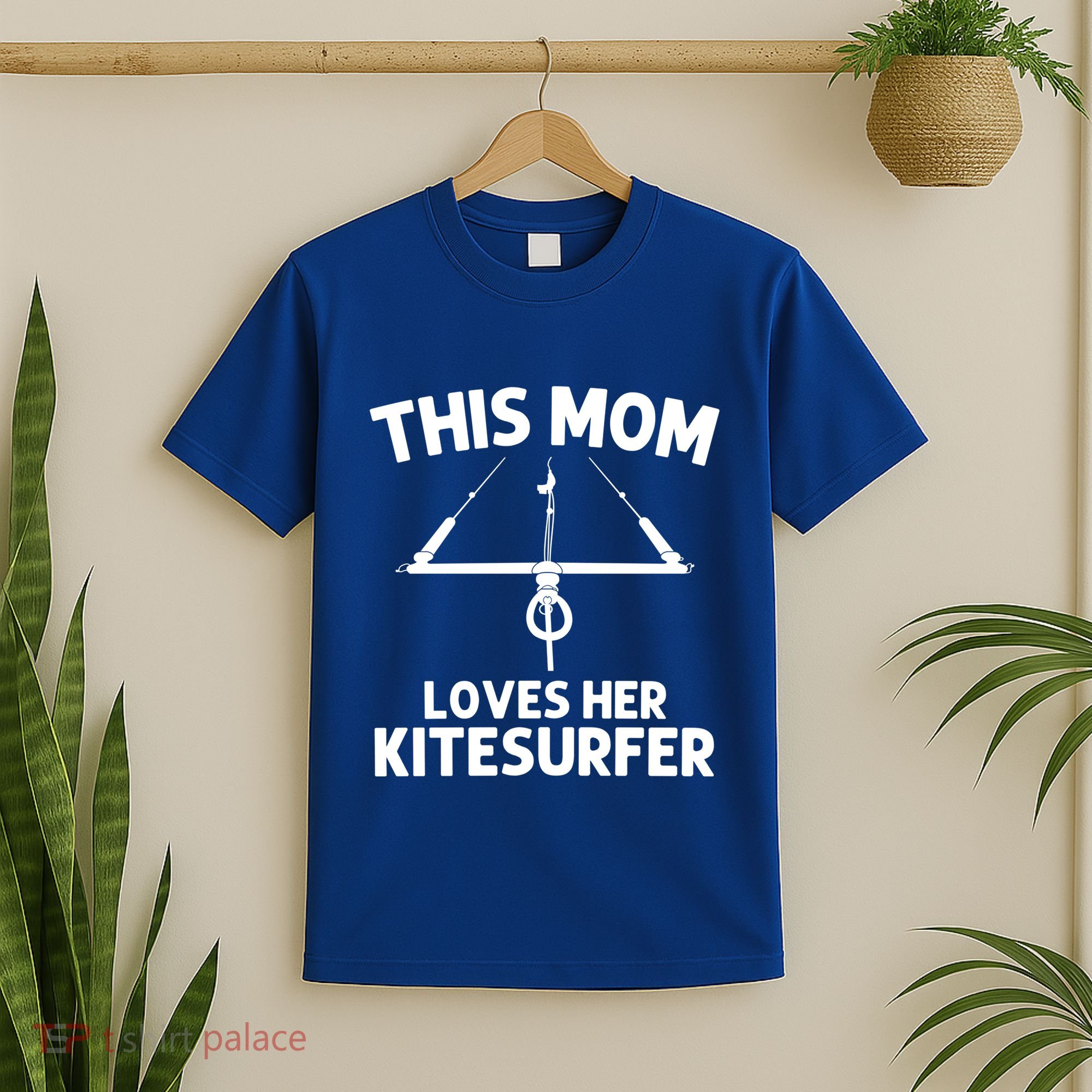 Funny Kitesurfing For Mom Mother Kiteboarding Kite Surfing Gift T-Shirt