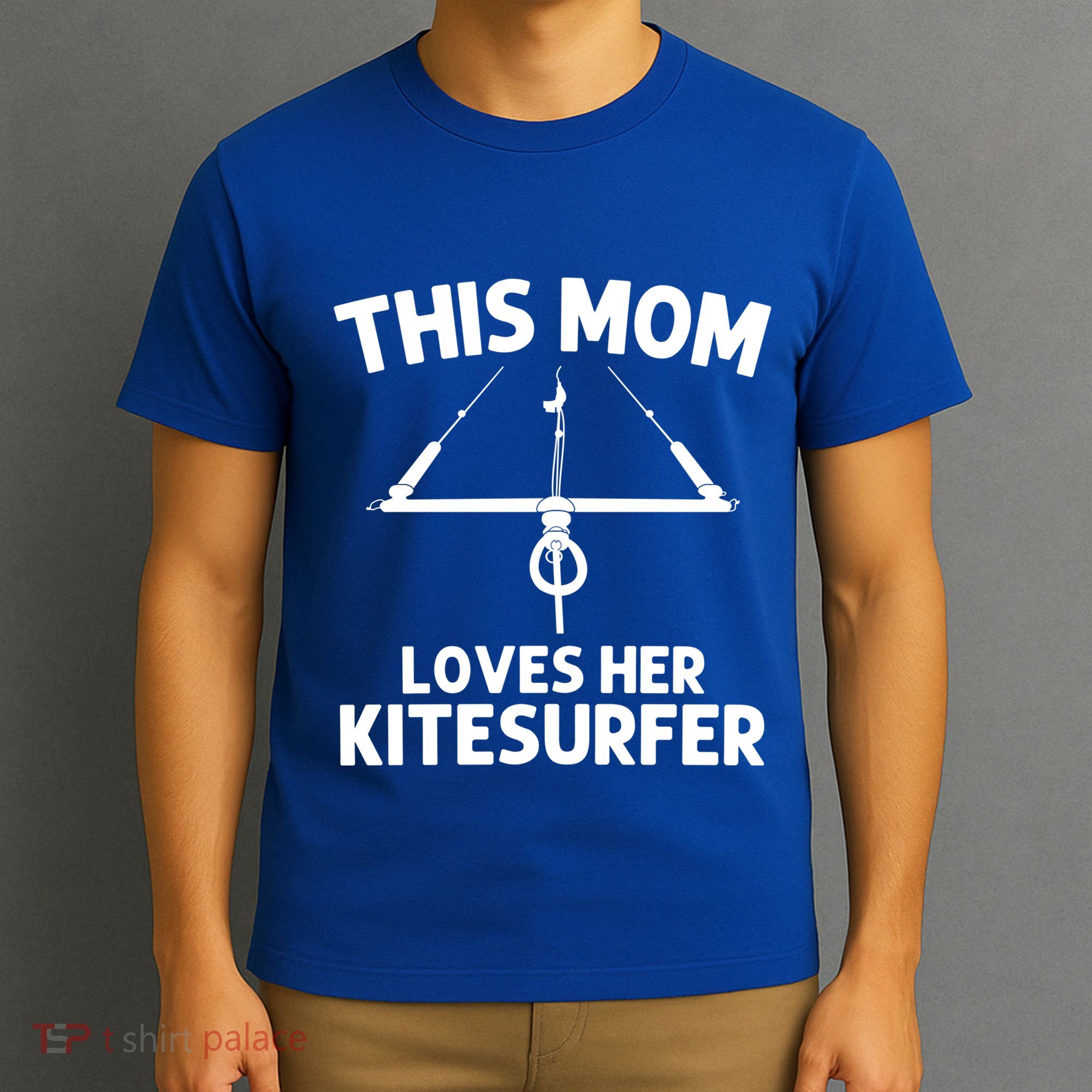 Funny Kitesurfing For Mom Mother Kiteboarding Kite Surfing Gift T-Shirt