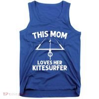 Funny Kitesurfing For Mom Mother Kiteboarding Kite Surfing Gift Tank Top thumb 0