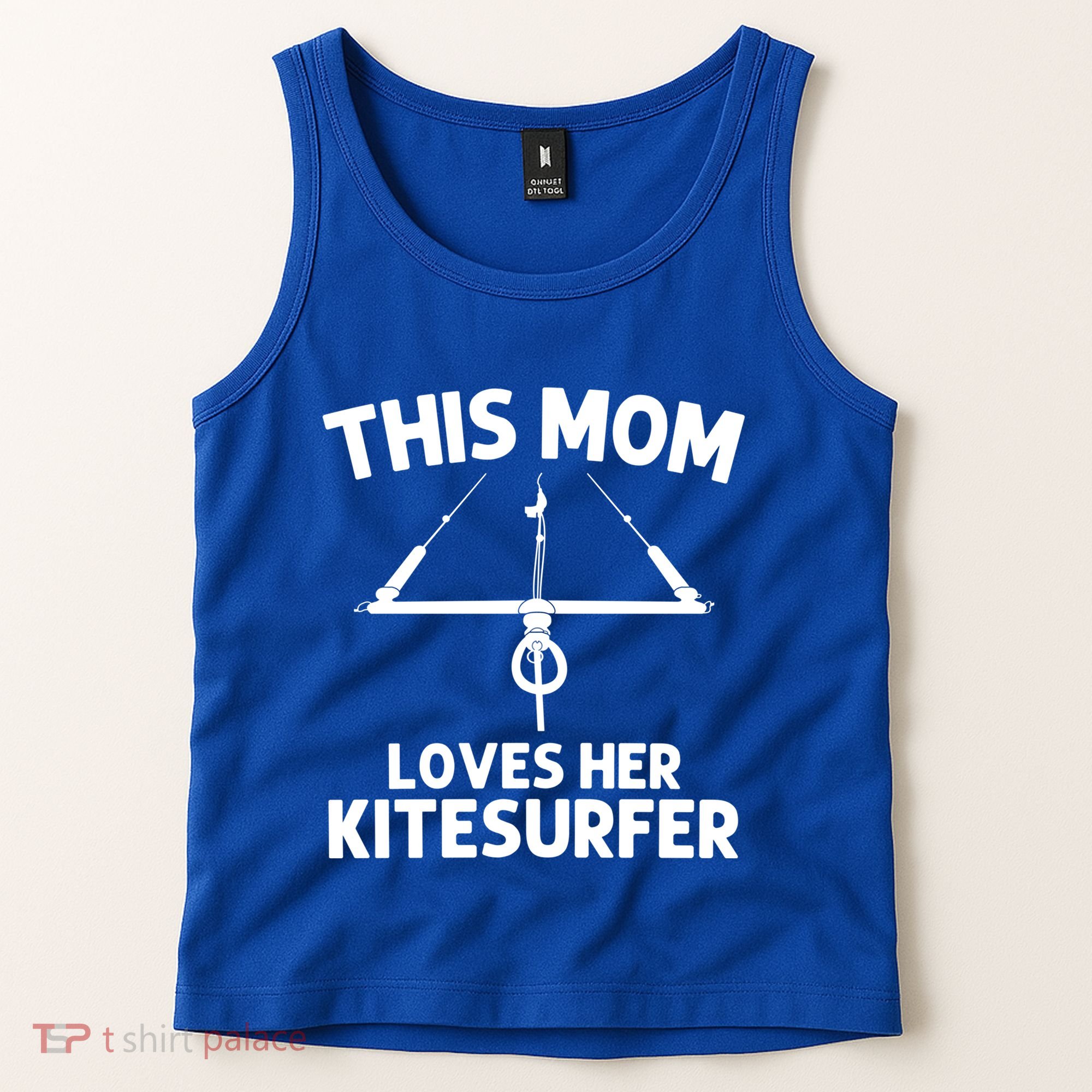 Funny Kitesurfing For Mom Mother Kiteboarding Kite Surfing Gift Tank Top