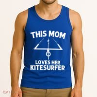 Funny Kitesurfing For Mom Mother Kiteboarding Kite Surfing Gift Tank Top thumb 3
