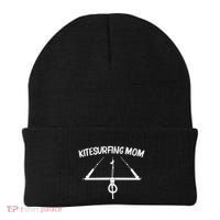 Funny Kitesurfing For Mom Mother Kiteboarding Kite Surfing Gift Beanie thumb 0