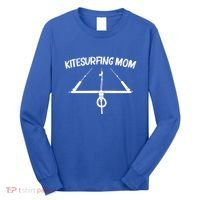 Funny Kitesurfing For Mom Mother Kiteboarding Kite Surfing Gift Long Sleeve Shirt thumb 0