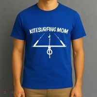 Funny Kitesurfing For Mom Mother Kiteboarding Kite Surfing Gift T-Shirt thumb 3