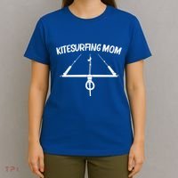 Funny Kitesurfing For Mom Mother Kiteboarding Kite Surfing Gift T-Shirt thumb 4