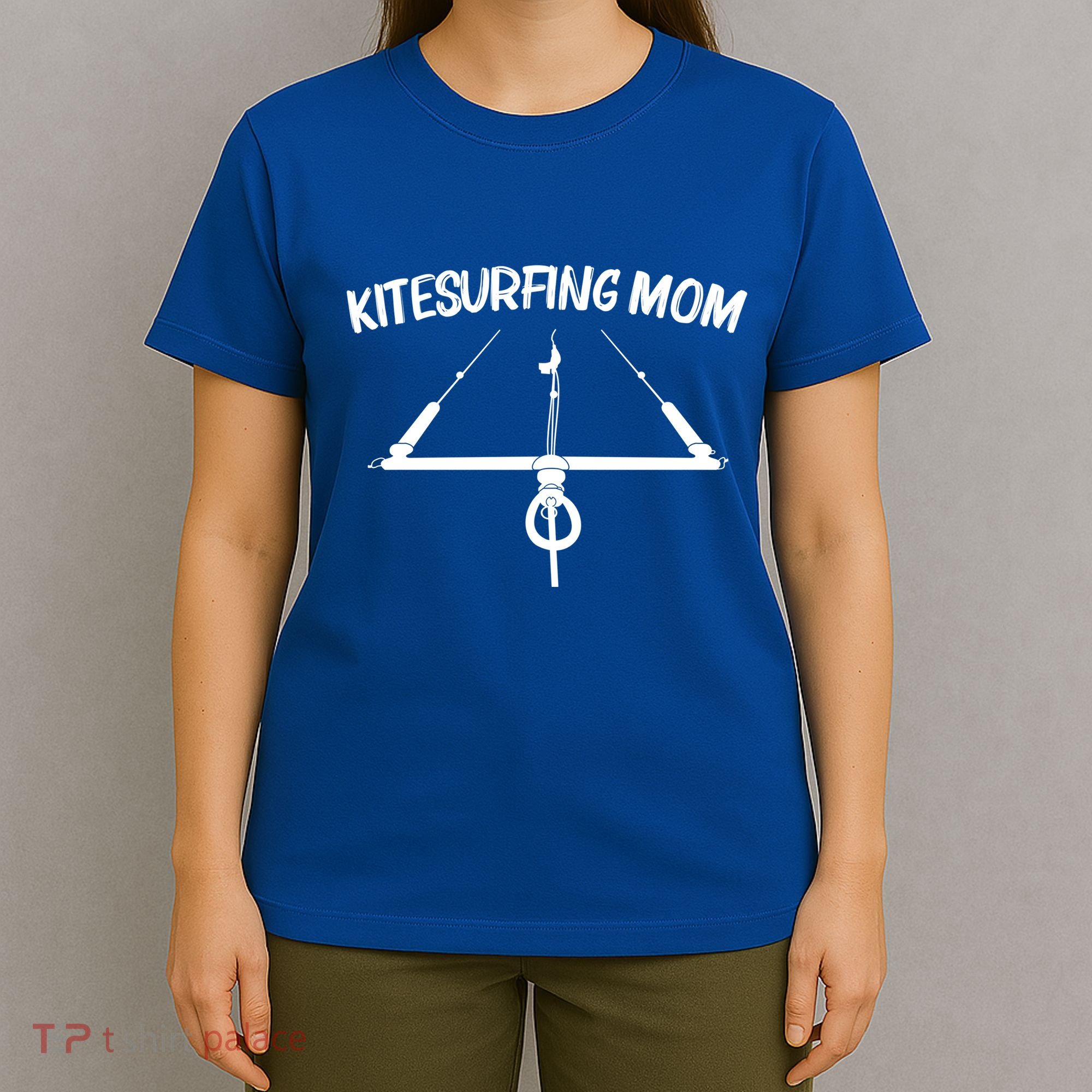 Funny Kitesurfing For Mom Mother Kiteboarding Kite Surfing Gift T-Shirt