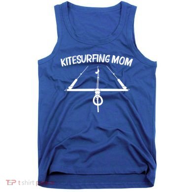 Funny Kitesurfing For Mom Mother Kiteboarding Kite Surfing Gift Tank Top