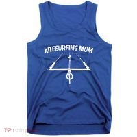 Funny Kitesurfing For Mom Mother Kiteboarding Kite Surfing Gift Tank Top thumb 0