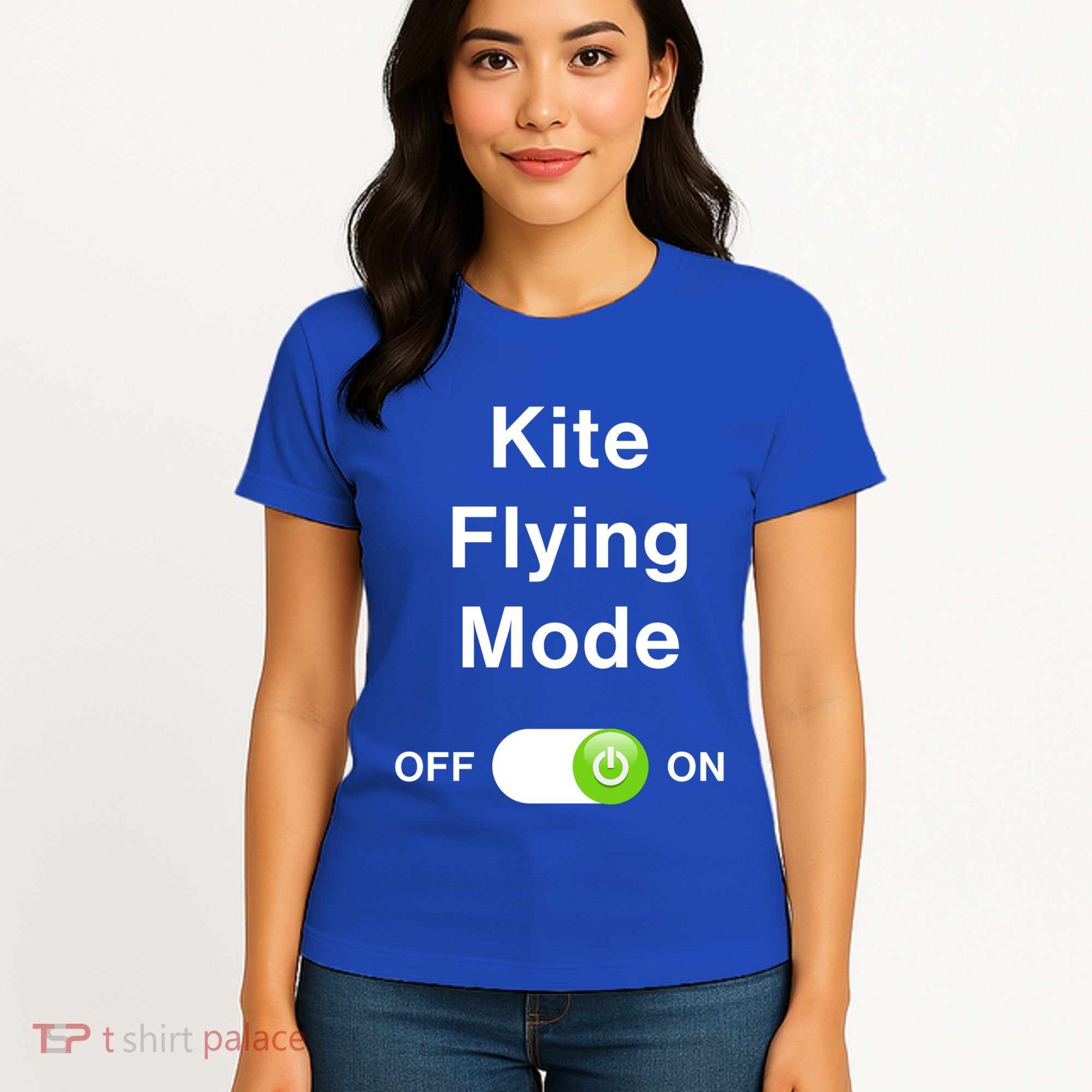 Funny Kite Flying Mode Gift Women's T-Shirt