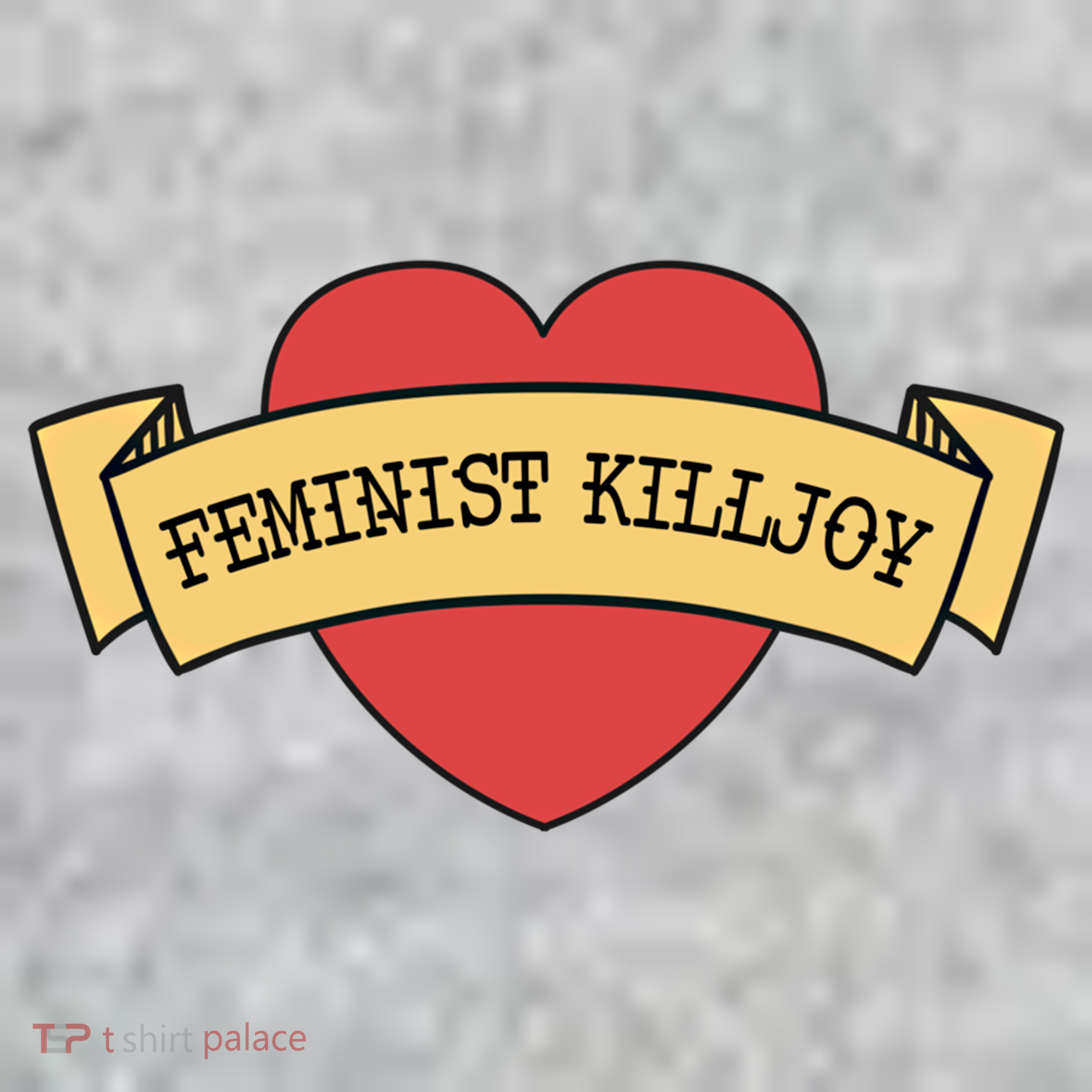 Feminist Killjoy Feminism Strong Empowert Heart Gift The Baniff Cuffed Pom Beanie