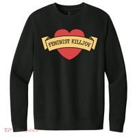 Feminist Killjoy Feminism Strong Empowert Heart Gift V.I.T. Fleece Crew Sweatshirt thumb 0