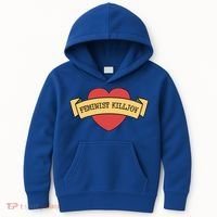 Feminist Killjoy Feminism Strong Empowert Heart Gift Kids Hoodie thumb 0