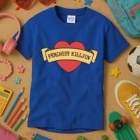 Feminist Killjoy Feminism Strong Empowert Heart Gift Kids T-Shirt thumb 3