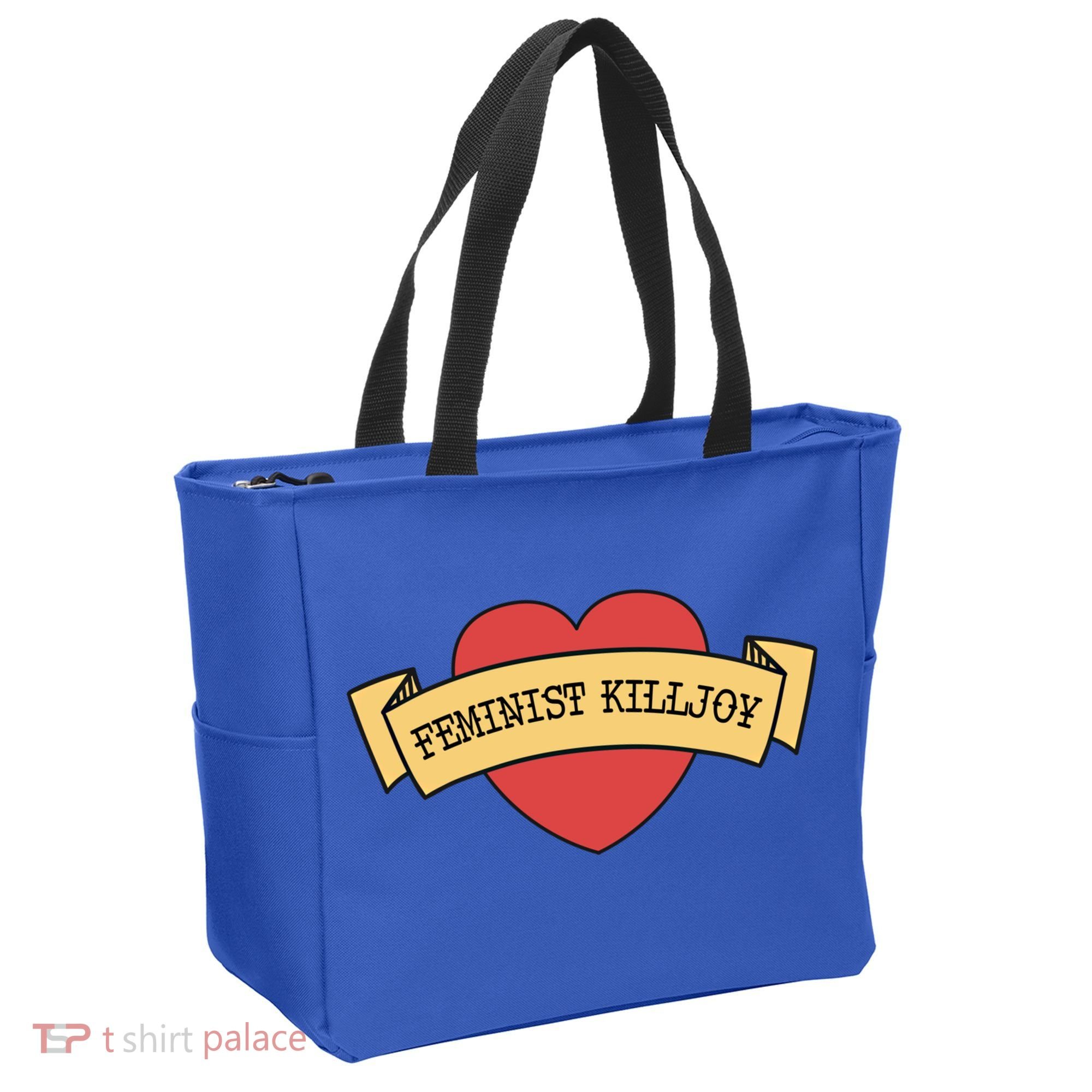 Feminist Killjoy Feminism Strong Empowert Heart Gift Tote Bag