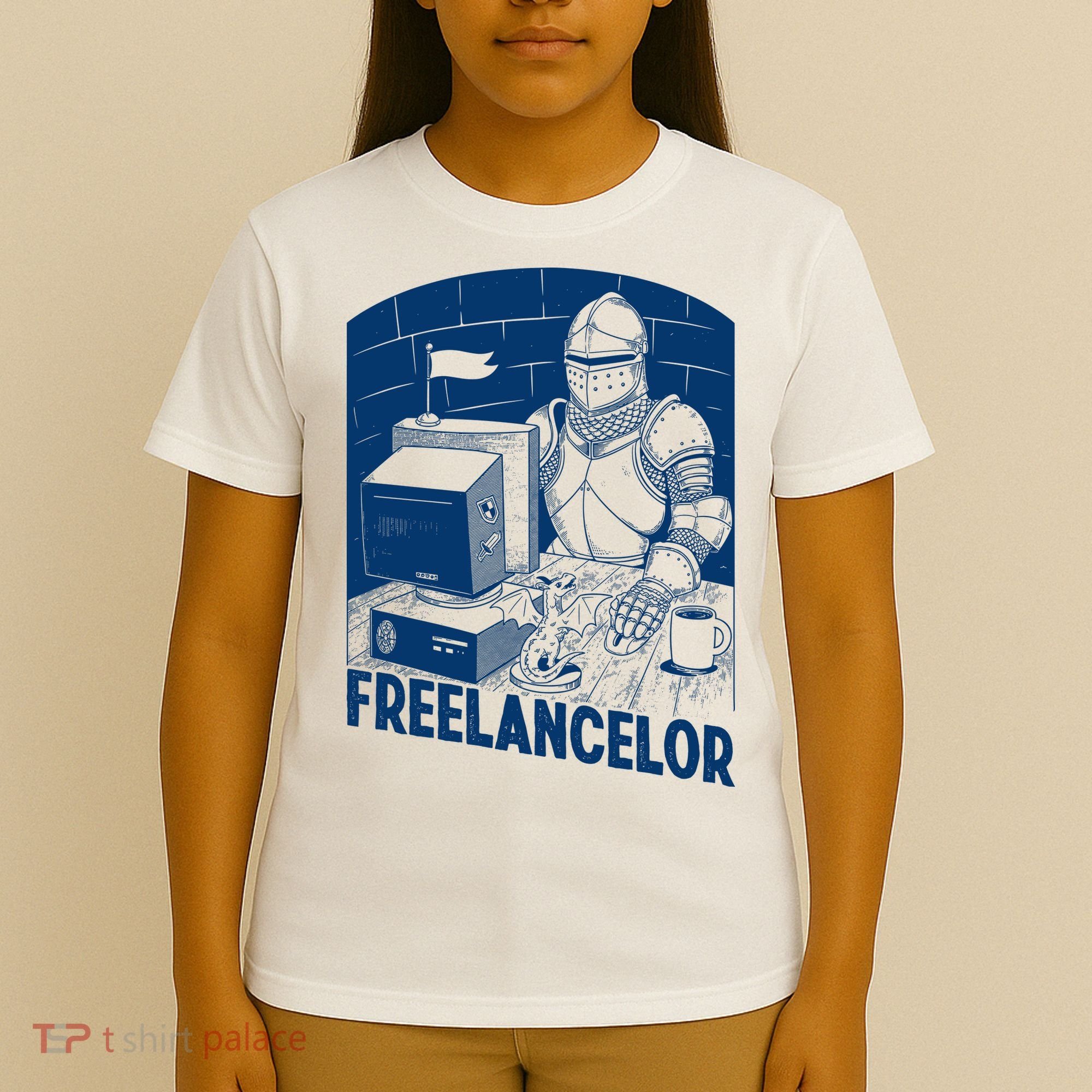 Freelancer Knight Gaming Vintage Funny Gamer T-Shirt
