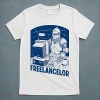 Freelancer Knight Gaming Vintage Funny Gamer T-Shirt thumb 5