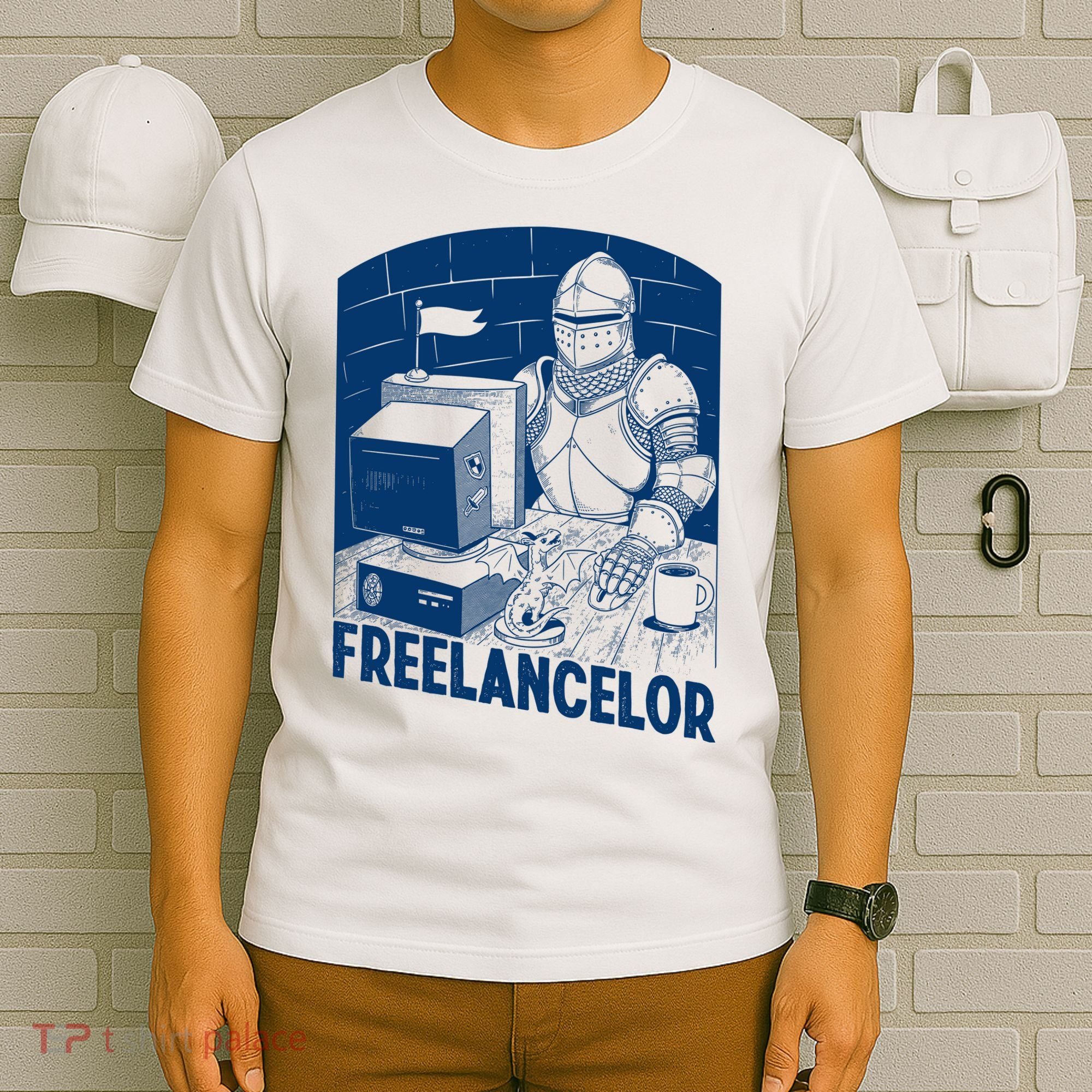Freelancer Knight Gaming Vintage Funny Gamer T-Shirt