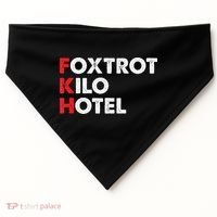 Foxtrot Kilo Hotel Fkh Funny Kamala USA-Made Doggie Bandana thumb 0