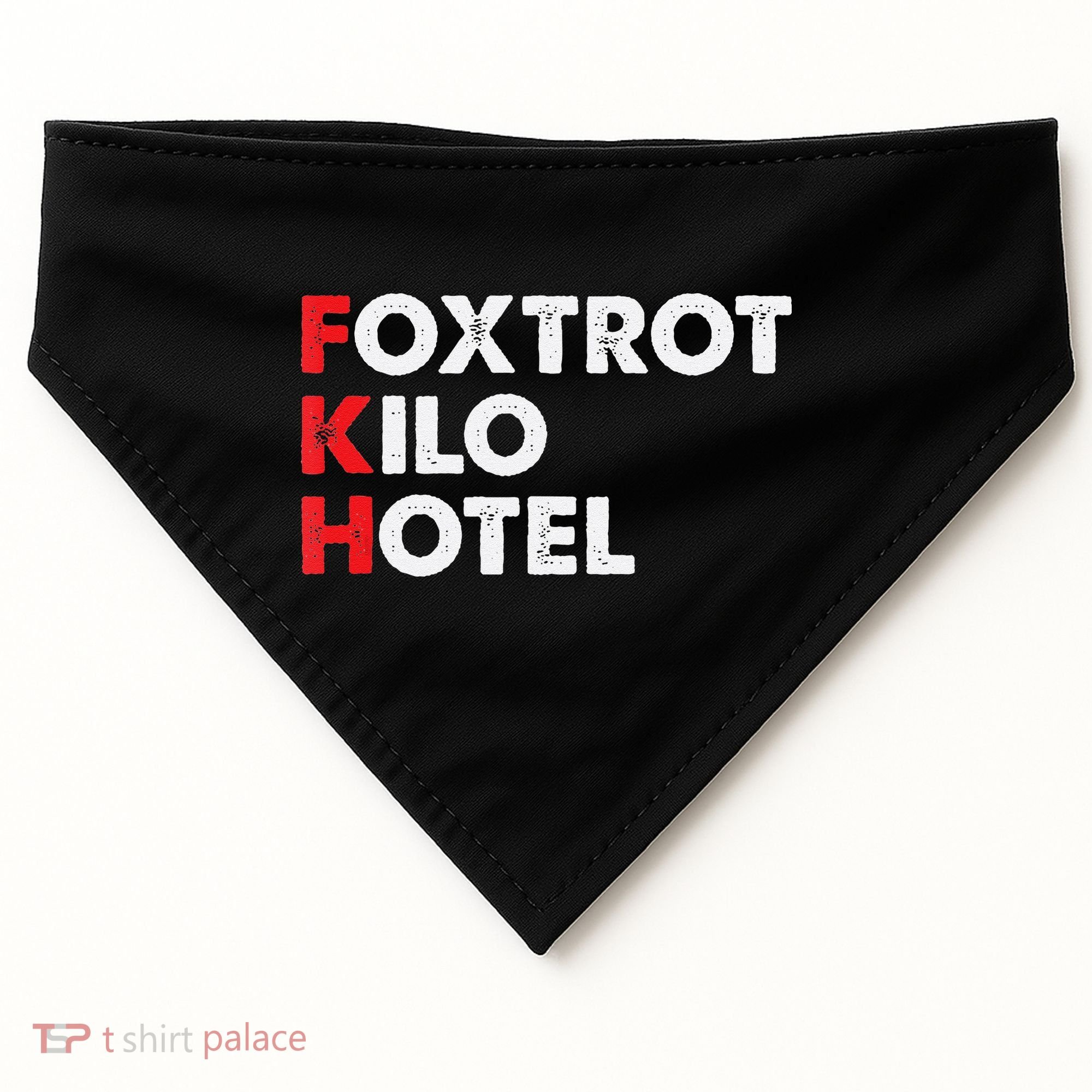 Foxtrot Kilo Hotel Fkh Funny Kamala USA-Made Doggie Bandana