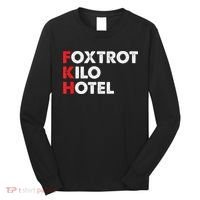 Foxtrot Kilo Hotel Fkh Funny Kamala Long Sleeve Shirt thumb 0