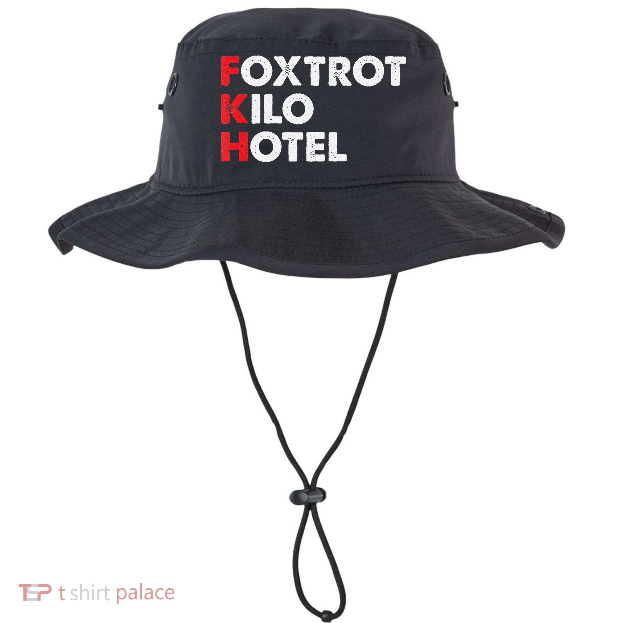 Foxtrot Kilo Hotel Fkh Funny Kamala Bucket Hat