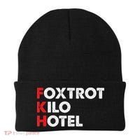 Foxtrot Kilo Hotel Fkh Funny Kamala Beanie thumb 0