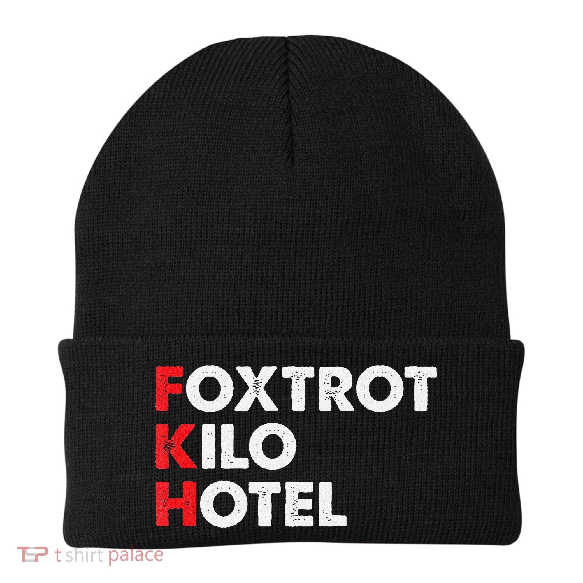 Foxtrot Kilo Hotel Fkh Funny Kamala Beanie