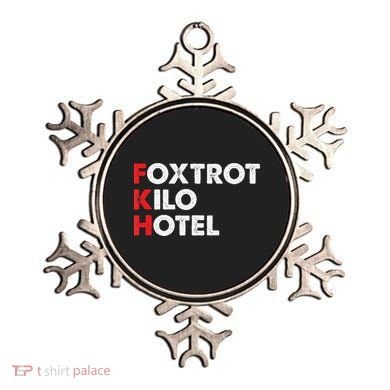 Foxtrot Kilo Hotel Fkh Funny Kamala Ornament