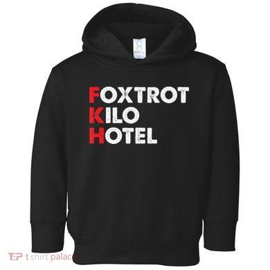 Foxtrot Kilo Hotel Fkh Funny Kamala Toddler Hoodie