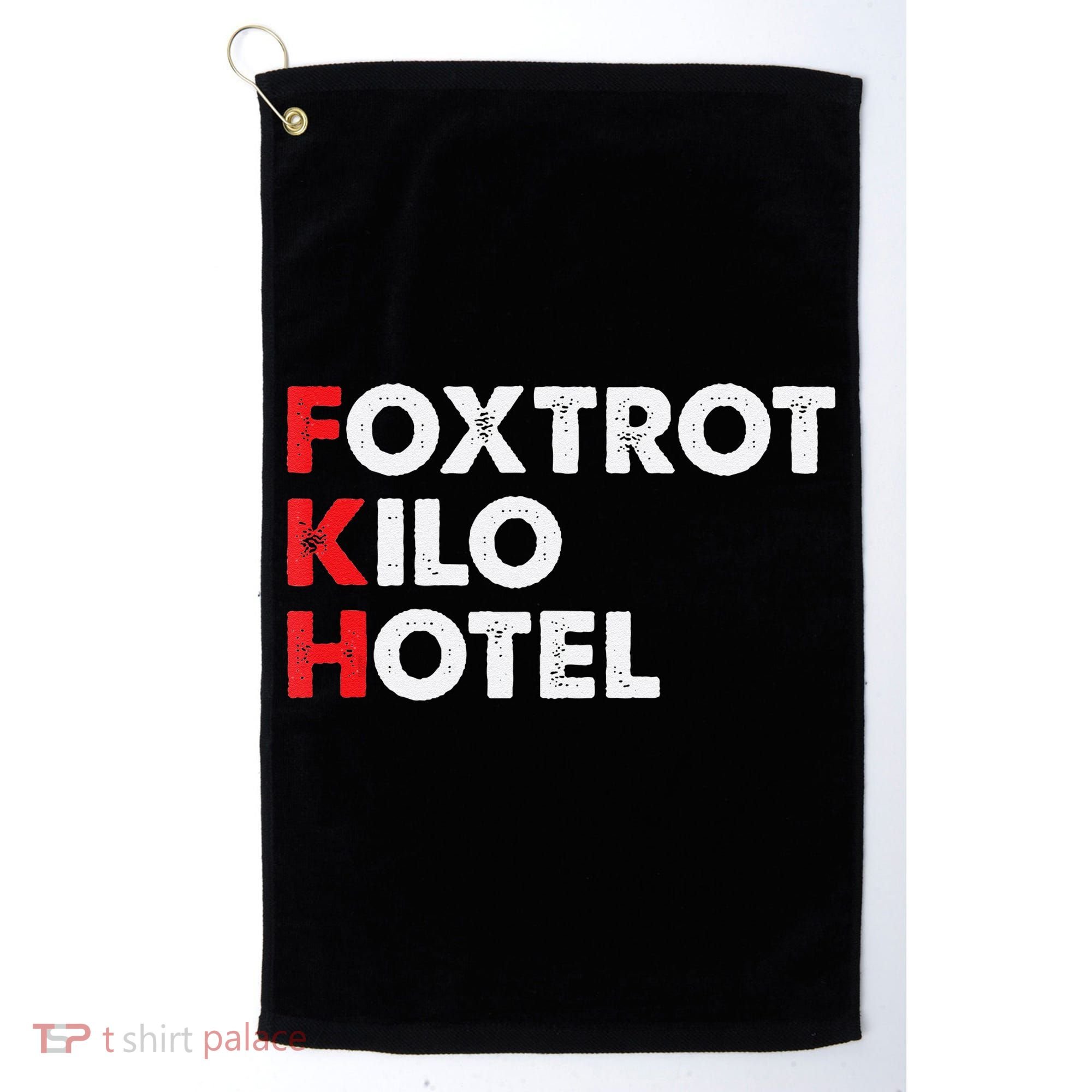 Foxtrot Kilo Hotel Fkh Funny Kamala Golf Towel