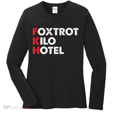 Foxtrot Kilo Hotel Fkh Funny Kamala Women's Long Sleeve Shirt
