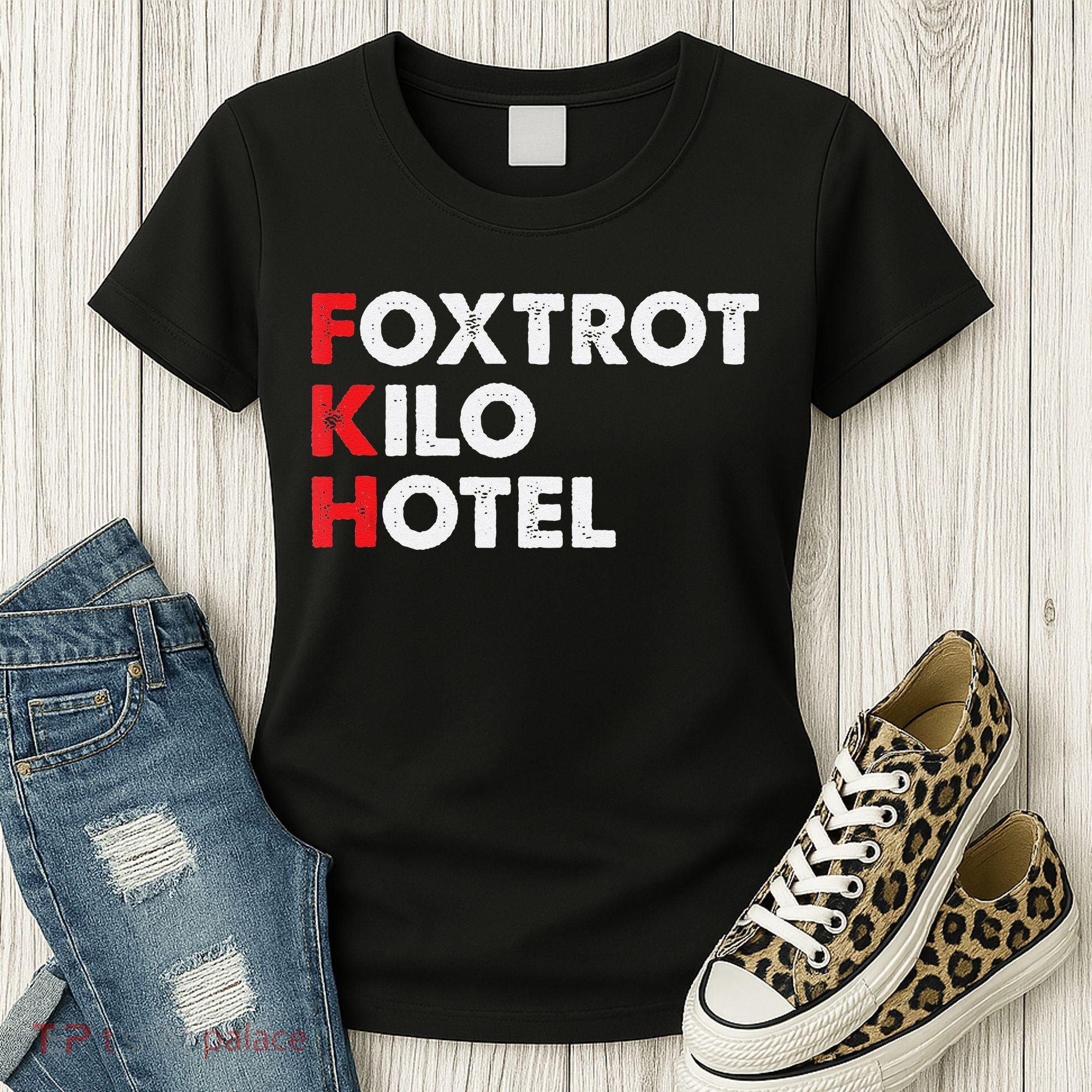 Foxtrot Kilo Hotel Fkh Funny Kamala Women's T-Shirt