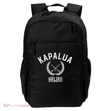 Funny Kapalua Hawaii Golf Backpack