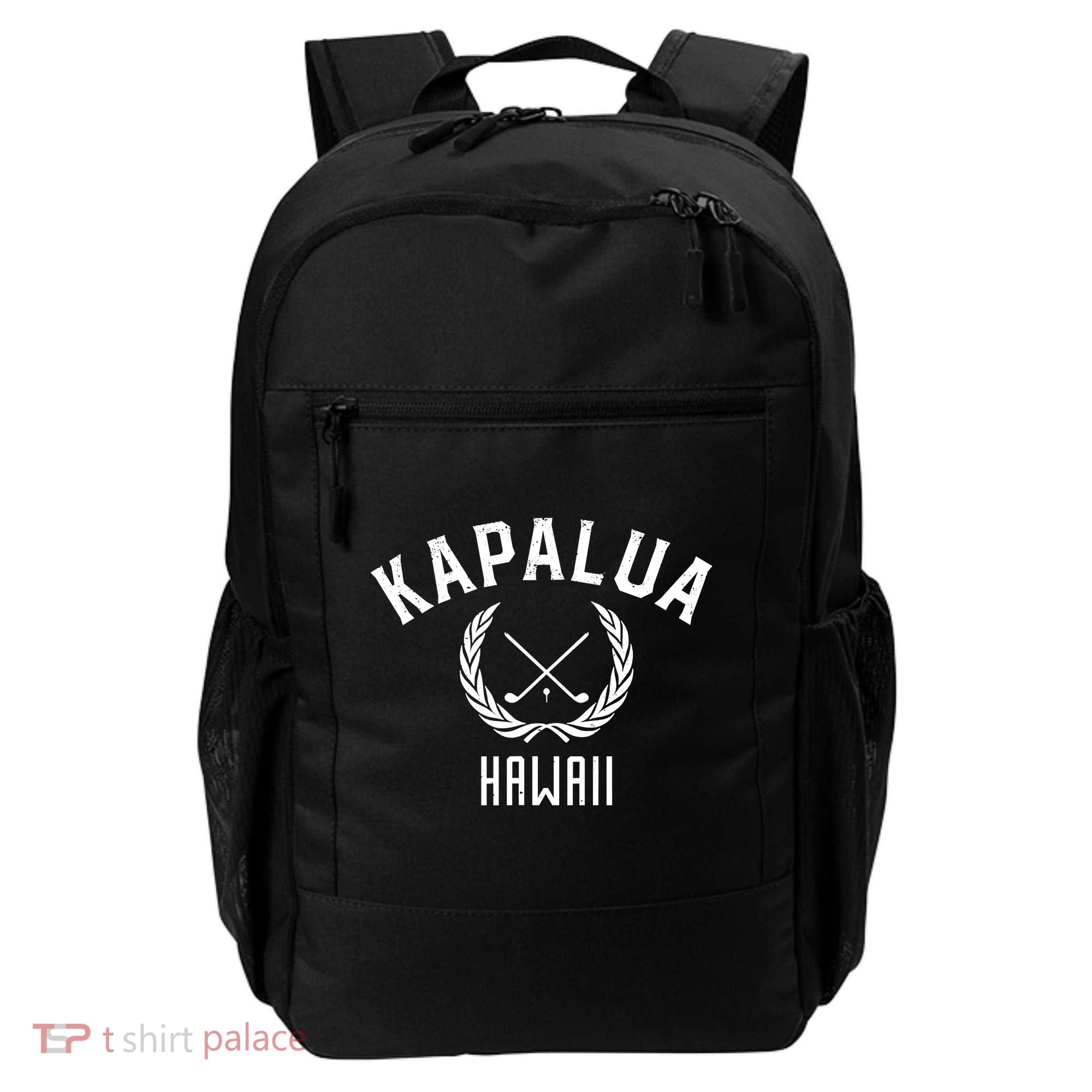 Funny Kapalua Hawaii Golf Backpack