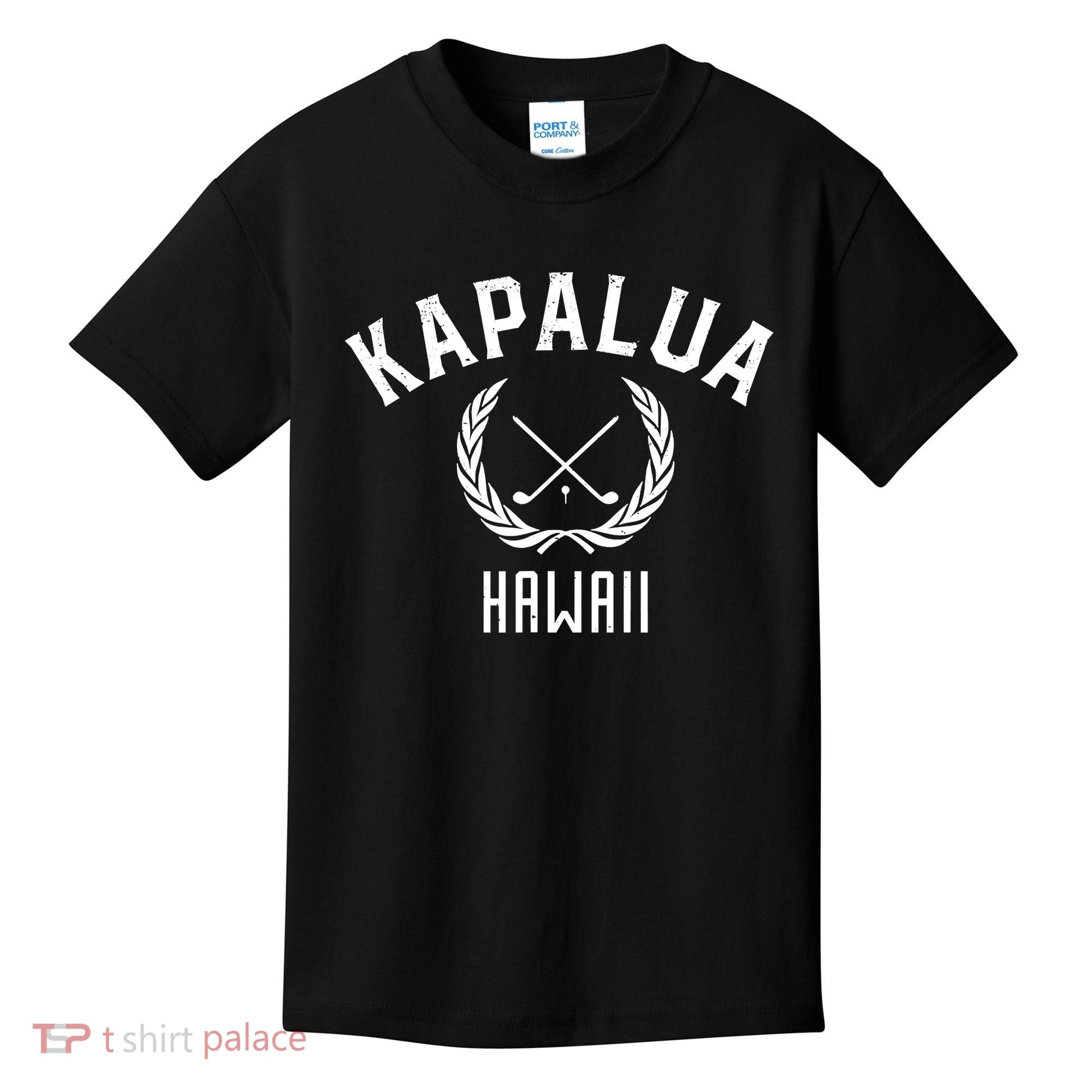 Funny Kapalua Hawaii Golf Kids T-Shirt