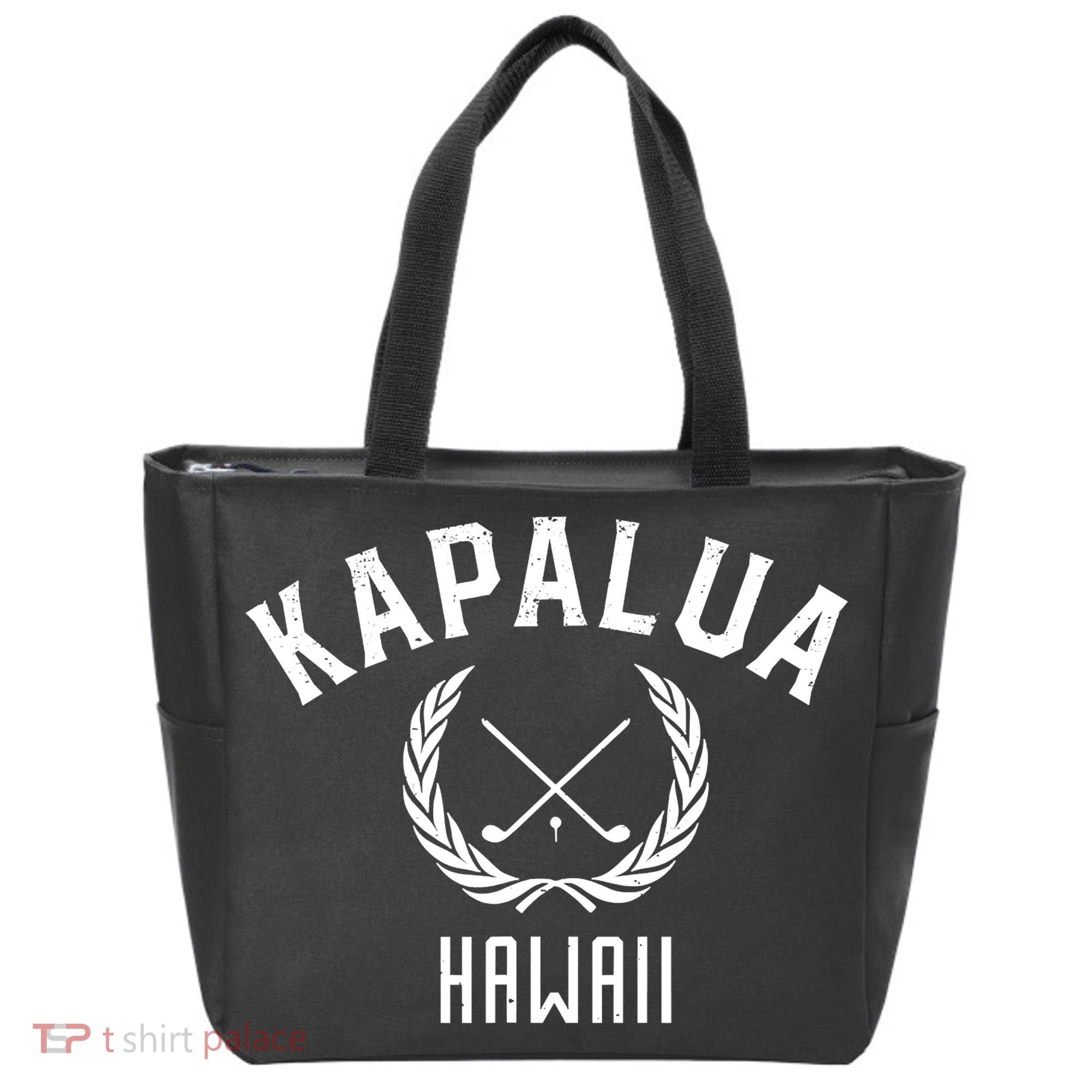 Funny Kapalua Hawaii Golf Tote Bag