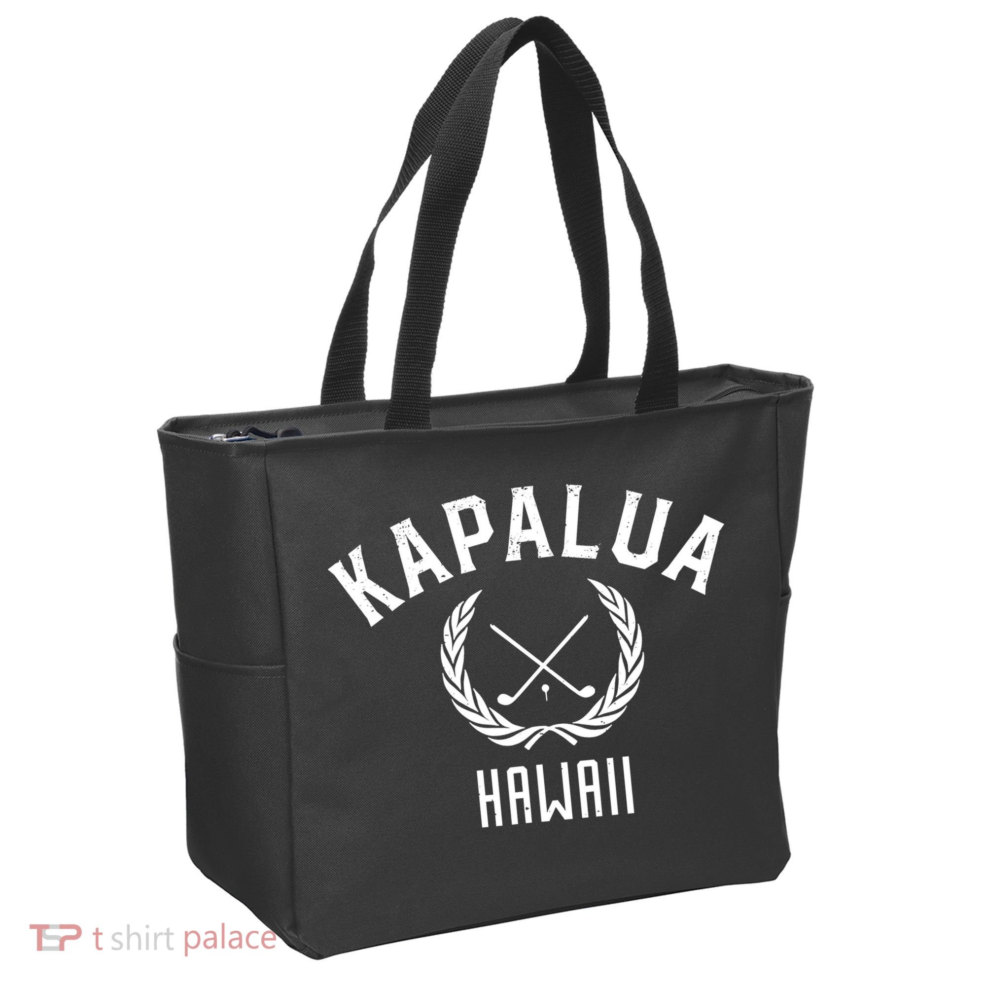 Funny Kapalua Hawaii Golf Tote Bag