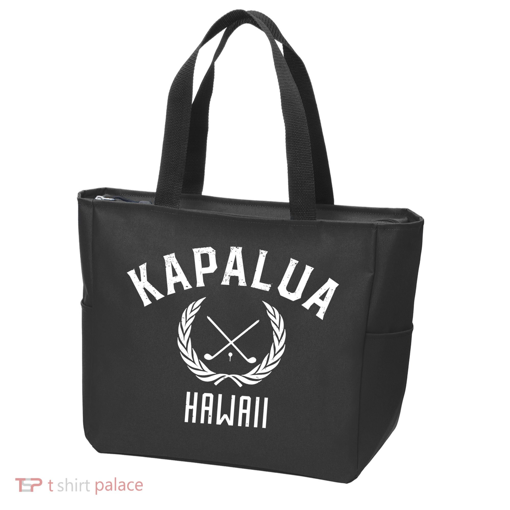 Funny Kapalua Hawaii Golf Tote Bag