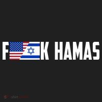 F K Hamas Pray For Israel Strong Usa And Israel Flag Women's Sweatshirt thumb 2