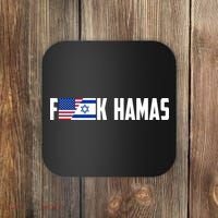 F K Hamas Pray For Israel Strong Usa And Israel Flag Coaster thumb 0