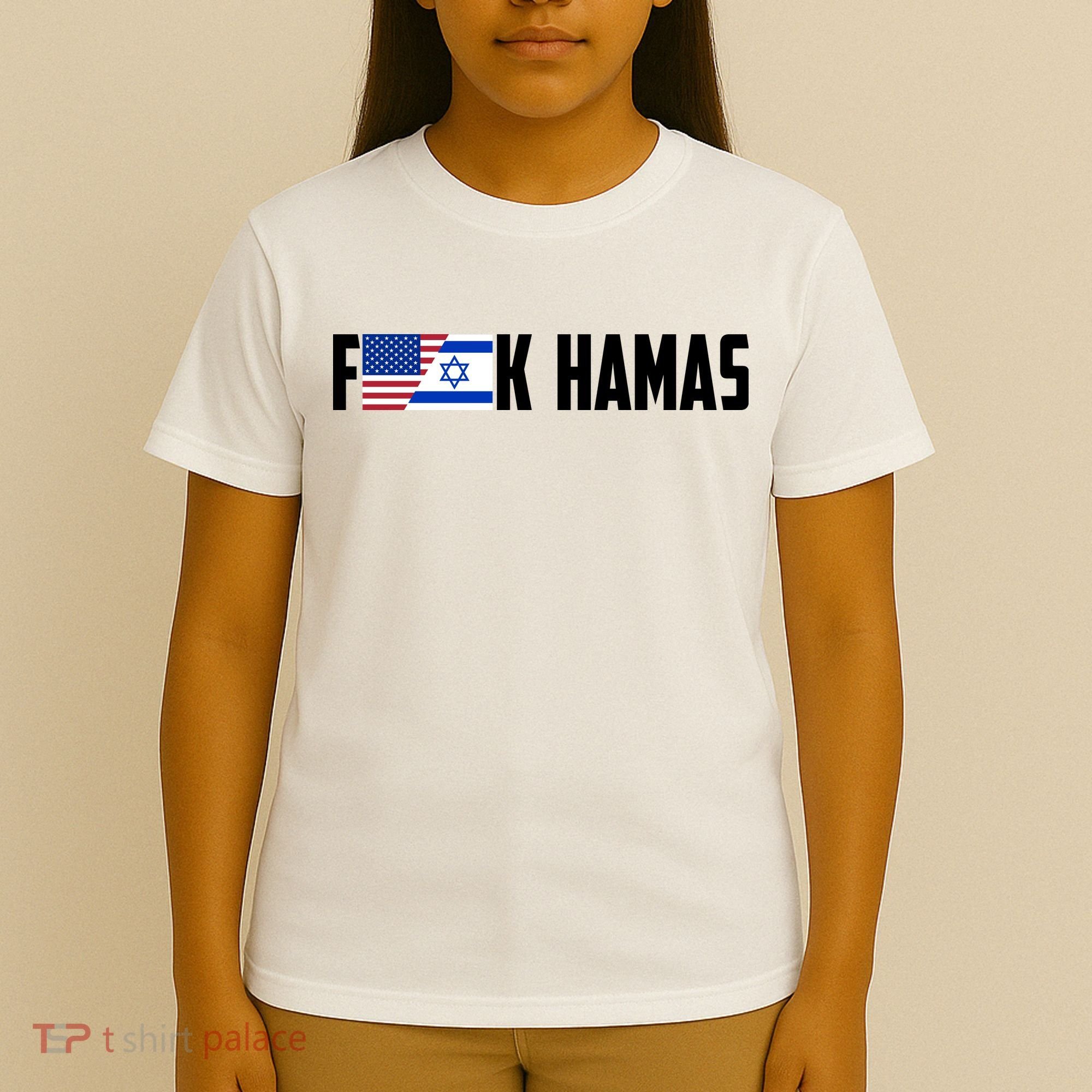 F K Hamas Pray For Israel Strong Usa And Israel Flag T-Shirt