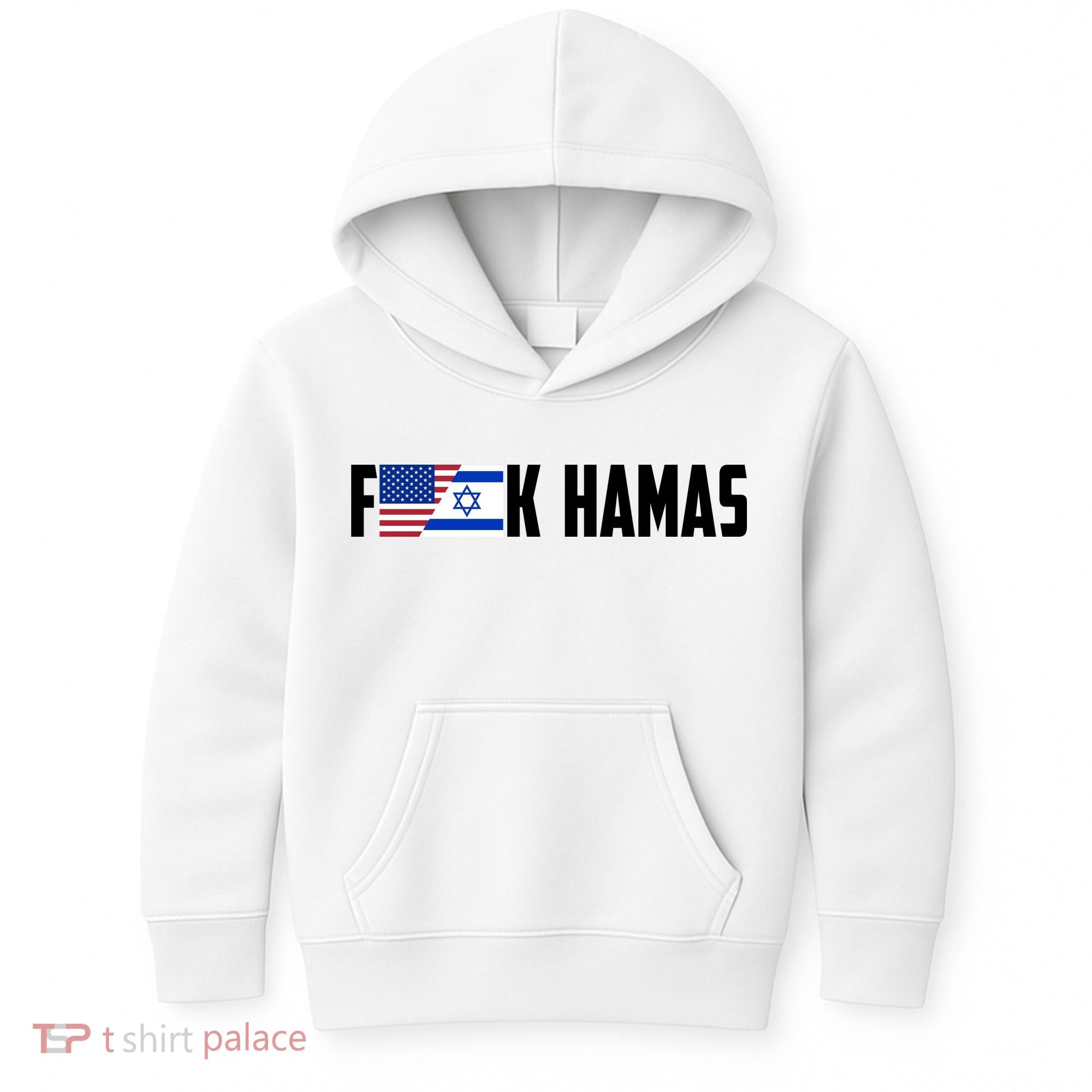 F K Hamas Pray For Israel Strong Usa And Israel Flag Kids Hoodie