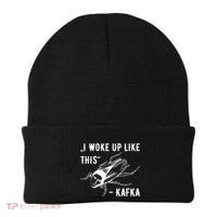 Franz Kafka I Woke Up Like This Vermin Transformation Beanie thumb 0