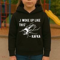 Franz Kafka I Woke Up Like This Vermin Transformation Kids Hoodie thumb 3