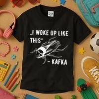 Franz Kafka I Woke Up Like This Vermin Transformation Kids T-Shirt thumb 3
